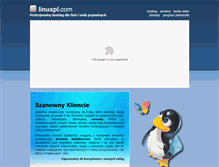 Tablet Screenshot of hostingserwery.pl
